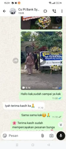 Testimonial Papan Bunga rancaekek wetan